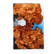 Load image into Gallery viewer, Jeezi Handmade Multipurpose C Table/ End Table, Mobile Sofa Side End Table, Solid Wood Living Room End Table, Resin Art Wall Decor 09