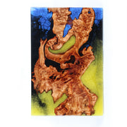 Load image into Gallery viewer, Jeezi Handmade Multipurpose C Table/ End Table, Mobile Sofa Side End Table, Solid Wood Living Room End Table, Resin Art Wall Decor 13