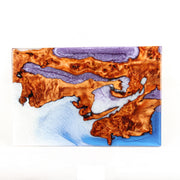 Load image into Gallery viewer, Jeezi Handmade Multipurpose C Table/ End Table, Mobile Sofa Side End Table, Solid Wood Living Room End Table, Resin Art Wall Decor 28