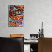 Load image into Gallery viewer, Jeezi Handmade Multipurpose C Table/ End Table, Mobile Sofa Side End Table, Solid Wood Living Room End Table, Resin Art Wall Decor 08