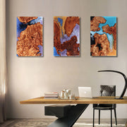 Load image into Gallery viewer, Jeezi Handmade Multipurpose C Table/ End Table, Mobile Sofa Side End Table, Solid Wood Living Room End Table, Resin Art Wall Decor 26