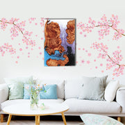 Load image into Gallery viewer, Jeezi Handmade Multipurpose C Table/ End Table, Mobile Sofa Side End Table, Solid Wood Living Room End Table, Resin Art Wall Decor 15