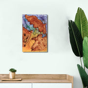 Load image into Gallery viewer, Jeezi Handmade Multipurpose C Table/ End Table, Mobile Sofa Side End Table, Solid Wood Living Room End Table, Resin Art Wall Decor 11