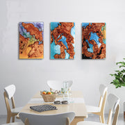 Load image into Gallery viewer, Jeezi Handmade Multipurpose C Table/ End Table, Mobile Sofa Side End Table, Solid Wood Living Room End Table, Resin Art Wall Decor 19