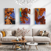 Load image into Gallery viewer, Jeezi Handmade Multipurpose C Table/ End Table, Mobile Sofa Side End Table, Solid Wood Living Room End Table, Resin Art Wall Decor 22