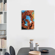 Load image into Gallery viewer, Jeezi Handmade Multipurpose C Table/ End Table, Mobile Sofa Side End Table, Solid Wood Living Room End Table, Resin Art Wall Decor 17