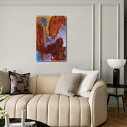 Load image into Gallery viewer, Jeezi Handmade Multipurpose C Table/ End Table, Mobile Sofa Side End Table, Solid Wood Living Room End Table, Resin Art Wall Decor 26