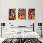 Load image into Gallery viewer, Jeezi Handmade Multipurpose C Table/ End Table, Mobile Sofa Side End Table, Solid Wood Living Room End Table, Resin Art Wall Decor 11