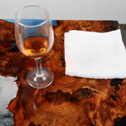 Load image into Gallery viewer, Jeezi Handmade Multipurpose C Table/ End Table, Mobile Sofa Side End Table, Solid Wood Living Room End Table, Resin Art Wall Decor 09