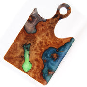 Load image into Gallery viewer, Jeezi Handmade Resin Deli Board, Charcuterie Board, Real Wood Epoxy Resin Cutting Board, Cheese Board, Handle Pizza Board 40