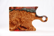 Load image into Gallery viewer, Jeezi Handmade Resin Deli Board, Charcuterie Board, Real Wood Epoxy Resin Cutting Board, Cheese Board, Handle Pizza Board 25