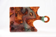 Load image into Gallery viewer, Jeezi Handmade Resin Deli Board, Charcuterie Board, Real Wood Epoxy Resin Cutting Board, Cheese Board, Handle Pizza Board 61