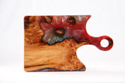Load image into Gallery viewer, Jeezi Handmade Resin Deli Board, Charcuterie Board, Real Wood Epoxy Resin Cutting Board, Cheese Board, Handle Pizza Board 67