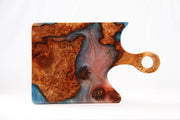 Load image into Gallery viewer, Jeezi Handmade Resin Deli Board, Charcuterie Board, Real Wood Epoxy Resin Cutting Board, Cheese Board, Handle Pizza Board 83