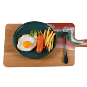 Load image into Gallery viewer, Jeezi Ocean Themed Wood Chopping Board, Resin Art Board, Ocean Wave Cutting Board, Resin Cheese Board With Handle, Charcuterie Board with Unique Painting Handmade Design and Handle, Coastal Tray For Party Decor 22.