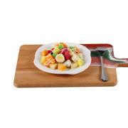 Load image into Gallery viewer, Jeezi Ocean Themed Wood Chopping Board, Resin Art Board, Ocean Wave Cutting Board, Resin Cheese Board With Handle, Charcuterie Board with Unique Painting Handmade Design and Handle, Coastal Tray For Party Decor 22.