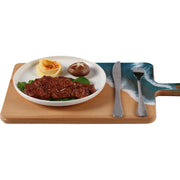 Load image into Gallery viewer, Jeezi Ocean Themed Wood Chopping Board, Resin Art Board, Ocean Wave Cutting Board, Resin Cheese Board With Handle, Charcuterie Board with Unique Painting Handmade Design and Handle, Coastal Tray For Party Decor 20.