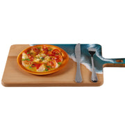 Load image into Gallery viewer, Jeezi Ocean Themed Wood Chopping Board, Resin Art Board, Ocean Wave Cutting Board, Resin Cheese Board With Handle, Charcuterie Board with Unique Painting Handmade Design and Handle, Coastal Tray For Party Decor 20.