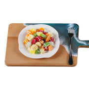 Load image into Gallery viewer, Jeezi Ocean Themed Wood Chopping Board, Resin Art Board, Ocean Wave Cutting Board, Resin Cheese Board With Handle, Charcuterie Board with Unique Painting Handmade Design and Handle, Coastal Tray For Party Decor 20.