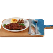 Load image into Gallery viewer, Jeezi Ocean Themed Wood Chopping Board, Resin Art Board, Ocean Wave Cutting Board, Resin Cheese Board With Handle, Charcuterie Board with Unique Painting Handmade Design and Handle, Coastal Tray For Party Decor 07.