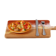 Load image into Gallery viewer, Jeezi Ocean Themed Wood Chopping Board, Resin Art Board, Ocean Wave Cutting Board, Resin Cheese Board With Handle, Charcuterie Board with Unique Painting Handmade Design and Handle, Coastal Tray For Party Decor 11