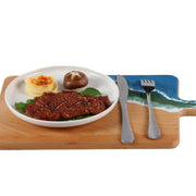 Load image into Gallery viewer, Jeezi Ocean Themed Wood Chopping Board, Resin Art Board, Ocean Wave Cutting Board, Resin Cheese Board With Handle, Charcuterie Board with Unique Painting Handmade Design and Handle, Coastal Tray For Party Decor 12