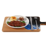 Load image into Gallery viewer, Jeezi Ocean Themed Wood Chopping Board, Resin Art Board, Ocean Wave Cutting Board, Resin Cheese Board With Handle, Charcuterie Board with Unique Painting Handmade Design and Handle, Coastal Tray For Party Decor 13.