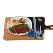 Load image into Gallery viewer, Jeezi Ocean Themed Wood Chopping Board, Resin Art Board, Ocean Wave Cutting Board, Resin Cheese Board With Handle, Charcuterie Board with Unique Painting Handmade Design and Handle, Coastal Tray For Party Decor 13.