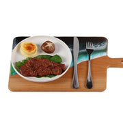 Load image into Gallery viewer, Jeezi Ocean Themed Wood Chopping Board, Resin Art Board, Ocean Wave Cutting Board, Resin Cheese Board With Handle, Charcuterie Board with Unique Painting Handmade Design and Handle, Coastal Tray For Party Decor 14.