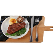 Load image into Gallery viewer, Jeezi Ocean Themed Wood Chopping Board, Resin Art Board, Ocean Wave Cutting Board, Resin Cheese Board With Handle, Charcuterie Board with Unique Painting Handmade Design and Handle, Coastal Tray For Party Decor 16.