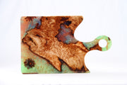 Load image into Gallery viewer, Jeezi Handmade Resin Deli Board, Charcuterie Board, Real Wood Epoxy Resin Cutting Board, Cheese Board, Handle Pizza Board 52
