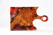 Load image into Gallery viewer, Jeezi Handmade Resin Deli Board, Charcuterie Board, Real Wood Epoxy Resin Cutting Board, Cheese Board, Handle Pizza Board 66
