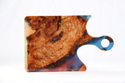 Load image into Gallery viewer, Jeezi Handmade Resin Deli Board, Charcuterie Board, Real Wood Epoxy Resin Cutting Board, Cheese Board, Handle Pizza Board 68
